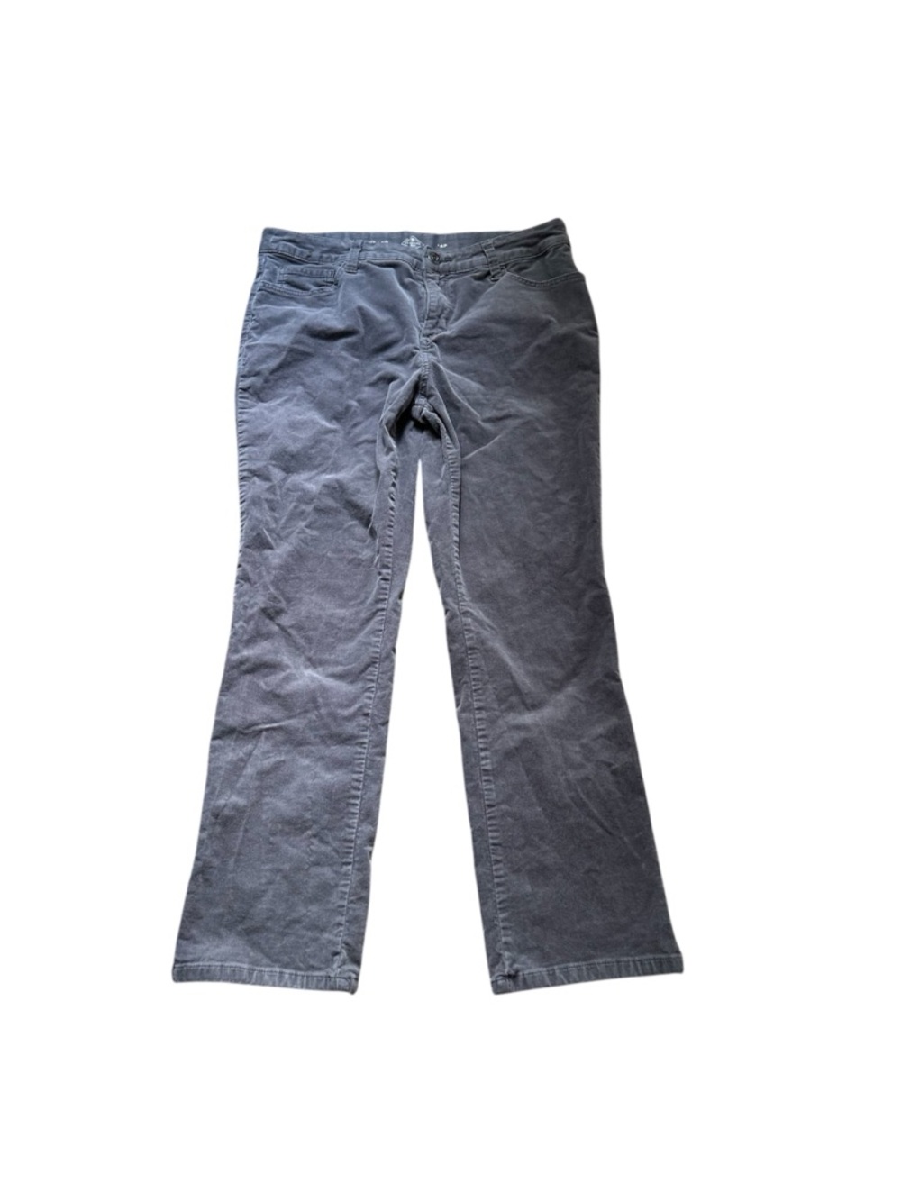 🆕St. John's Bay Women's Straight Leg Jeans - Charcoal Gray
